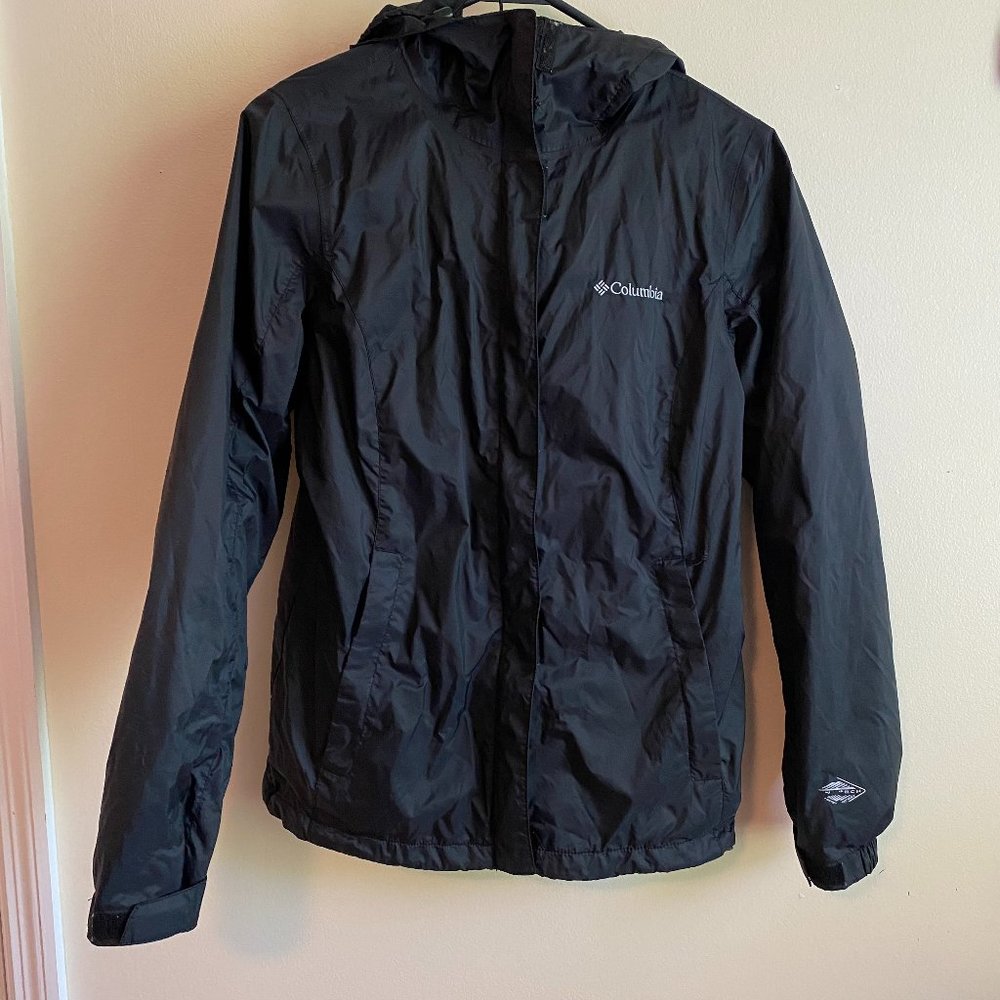 Black Columbia Rain Jacket